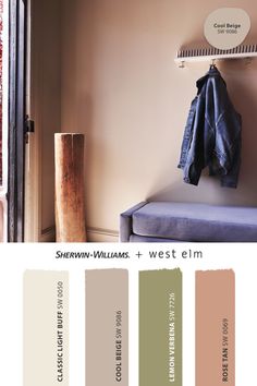 the color scheme for shelving and walls is neutral