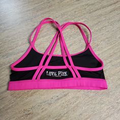 Size S. Nwot. Never Worn Pink Yoga, Pink Black, Victoria Secret Pink