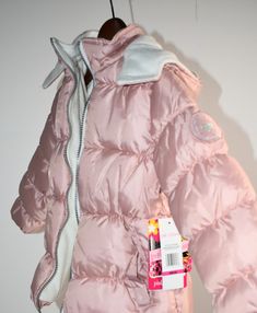 #Pink Platinum Puffer Jacket For Girls #Pink Platinum #New With Tags #Children Jacket #Size 5/6 #Water Resistant Outer Shell #Win Protected Garment # Warm Winter Fleece Lining 2 Side Pocket In Front #Zipper Lightweight Comfortable #100% Polyester Pink Hooded Puffer Jacket For Spring, Trendy Pink Hooded Puffer Jacket, Trendy Pink Puffer Jacket For Cold Weather, Pink Outerwear For School In Fall, Trendy Pink Puffer Jacket With Pockets, Pink Winter Puffer Jacket With Pockets, Pink Puffer Jacket With Pockets For Winter, Cute Outerwear For Cold Spring Weather, Pink Long Sleeve School Outerwear