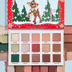 Rudolph the Red-Nosed Reindeer® | ColourPop Red Nose Reindeer, Powder Palette, Christmas Makeup Look, Misfit Toys, Pallet Christmas, Bath And Body Works Perfume, Fabulous Christmas