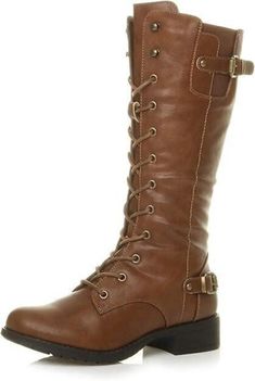 It sounds like you're describing a specific type of women's boots. Here's a breakdown of the key features: Type: Women's boots. Style: Biker/Army/Combat style. Heel: Low heel. Fastening: Lace-up and zip (possibly for easy wearing and an adjustable fit). Height: Calf-length (mid-calf boots). Occasion: Suitable for outdoor, military-inspired fashion, casual wear, or biker style. Size: Likely available in multiple sizes (you'll need to specify your preferred size). Military Inspired Fashion, Combat Style, Boots Style, Types Of Women, Biker Style, Military Inspired, Inspired Fashion, Calf Boots, Mid Calf Boots