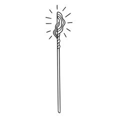 Cool magic wand stroke PNG Design Magic Wand