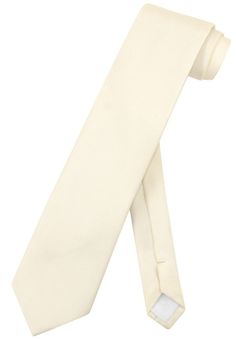 Extra Long Cream Tie | Solid Cream Off-White Color XL Tie Mens Neckwear, Golden Yellow Color, Long Lights, Tie Men's, Mens Formal, Royal Blue Color