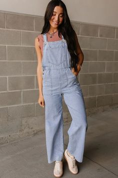 Perfect overalls to wear for any season. Summer 2024 outfit inspiration. Mindy Mae's Market Overalls Casual Shortalls With Side Pockets, Casual Relaxed Fit Shortalls For Fall, Casual Relaxed Fit Shortalls, Casual Denim Shortalls With Pockets, Spring Medium Wash Overalls With Adjustable Straps, Casual Cotton Shortalls, Trendy Overalls With Adjustable Straps, Casual Washed Denim Shortalls, Relaxed Fit Everyday Overalls And Jumpsuits