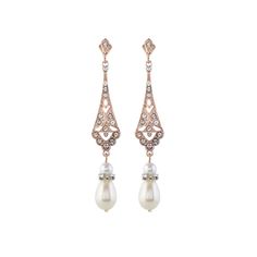 PRICES MAY VARY. ❥The material of 1920s pearl earrings: Made of high quality imitation pearls and high quality alloy. Size: as the picture shows. Lead-Free, and Cadmium-Free, 100% safe for sensitive skin. ❥Gorgeous, elegant 1920s earrings: Full bright imitation pearls, and adorned with crystal in varying size. Elegant and ornate. Great match with your party dress, you will look more elegant and graceful. As an everyday outfit, it can make your everyday outfit more glamorous, artistic and stylish 1920s Pearl Earrings, Flapper Jewelry, Roaring 20s Flapper, Wedding Dangle Earrings, 20s Outfit, 1920s Earrings, Dangle Pearl Earrings, 20s Wedding, 20s Flapper