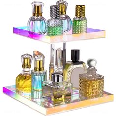 PRICES MAY VARY. [𝗢𝗽𝘁𝗶𝗺𝗮𝗹 𝗦𝗽𝗮𝗰𝗲-𝗦𝗮𝘃𝗶𝗻𝗴 𝗗𝗶𝗺𝗲𝗻𝘀𝗶𝗼𝗻𝘀]: This perfume display organizer has a bottom tray measuring L 9.0 x W 9.0 inches and a top tray measuring L 7.4 x W 7.4 inches, with a total length of 7.8 inches. The height between the two trays is approximately 7.08 inches. To ensure that your precious perfume bottle or object fits perfectly, please verify its size before purchasing. [𝗦𝘁𝘆𝗹𝗶𝘀𝗵 & 𝗗𝘂𝗿𝗮𝗯𝗹𝗲 𝗗𝗲𝘀𝗶𝗴𝗻]: This product is crafted from high-q Organizer For Dresser, Dresser Bathroom, Perfume Display, Perfume Organization, Large Vanity, Perfume Tray, Vanity Organization, Tray Organization, Accessories Holder