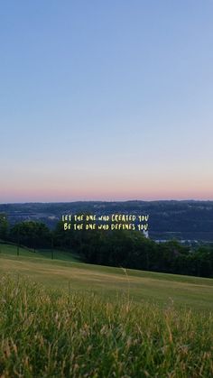 there is a sign that says let the one who created you be the one who defend you