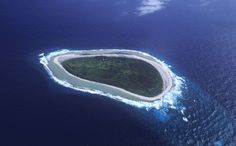 an island in the middle of the ocean