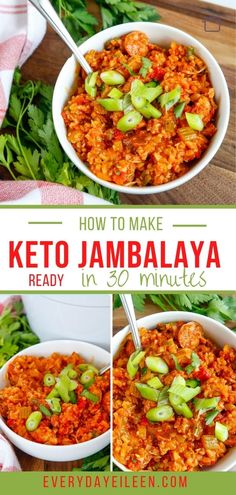 how to make keto jambalya ready in 30 minutes with step by step instructions