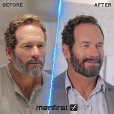 Add more pepper to your salt with Menfirst’s Gradual Gray Darkening Beard Wash. Specially formulated to target white or light gray hair on men’s beards, this beard wash acts like a shampoo for your beard and will leave your facial hair darker, fuller and just a little bit softer. After 4 weeks you’ll notice a significantly darker beard and years’ younger look on your face. Achieve natural-looking darker facial hair using our Gradual Gray Beard Wash. Here at Menfirst, we have created what we call Target Mens Shampoo, Beard Hair Dryer, Brown To Black Hair, Grey Hair Beard, Beard Shampoo, Medium Hair Color, Mens Shampoo, Grey Beards, Beard Kit