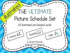 the ultimate picture schedule set for students to use