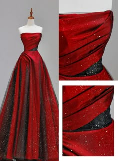 #promdress, #partydress, #formaldress, #gown, #redpromdress, #prom2024 Red Satin Prom Dress, Red Long Prom Dress, Dress Red Long, Party Dress Red, डिजाइनर कपड़े, Long Party Dress, 파티 드레스, Color Rush, Floor Length Prom Dresses