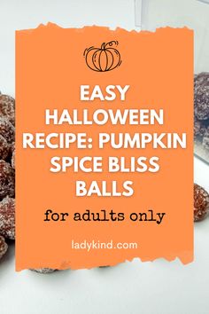 Honestly yall, it doesn't get easier than this. Ladykind makes it too easy! Recipe Pumpkin, Easy Halloween Food, Maca Root