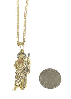 Product DetailsGold plated base material.Figaro style chain is 24 inches long and 4mm in width.Classic design white CZ Saint Jude in pendant style. St Judas, Saint Jude, Figaro Necklace, Rosary Bracelet, Cz Necklace, Pretty Jewellery, Tri Color, Real Gold, Classic Design