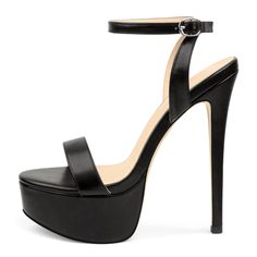 PRICES MAY VARY. 👠14.5cm sky high heels,with 5.7" platforms,super sexy and stable 👠Pics are all taken in kind, get exactly what you saw on website 👠The most classic and real needed, over 5 colors for choice,shiny your summer 👠Shoes fit true to size for most customer, chose your usual sandal size 👠For all occasions,like party,wedding,meet all your important days! MERUMOTE Women's Platform Heels Sky High Heel Sandals Party Bridal Evening Shoes Black Wedges Heels, Sofia Vergara Style, Black Evening Shoes, Shoes Silver, Ankle Strap High Heels, Wedges Heels, Wedding Sandals, Sofia Vergara, Synthetic Materials