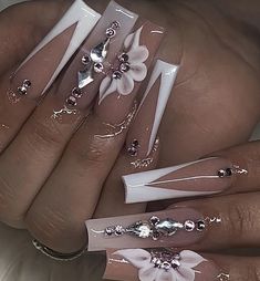 20th Bday, Acrylic Nail Set, Shine Nails, Cute Acrylic Nail Designs, Shimmer Shine, Pink Theme, Pretty Gel Nails, Prom Ideas