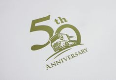 the 50th anniversary logo is displayed on a t - shirt that says, 50 th anniversary