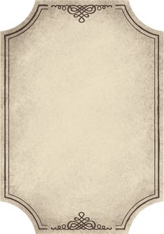 an old paper with a decorative border on the edges, in sepia and black