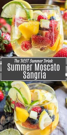 the best summer drink sangria is made with fresh fruit