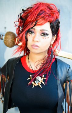 Rufio #NYCC2015 Halloween Cosplay, Statement Necklace, Dreadlocks, Mask, Holidays, Hair Styles, Hair