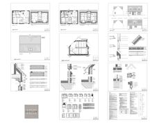 some drawings and plans for an apartment building