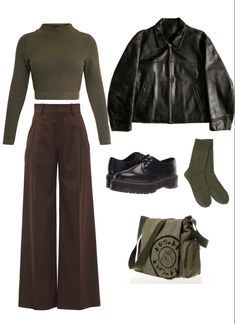 Look Grunge, Academia Outfits, Earthy Outfits, Swaggy Outfits, Autumn Outfit, Mode Vintage, Casual Style Outfits, Lookbook Outfits