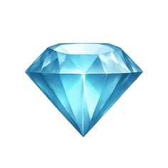 a blue diamond on a white background