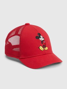 Soft 6-panel cotton and mesh baseball hat.  Stitching at curved brim.  Adjustable buckle at back.  Mickey Mouse graphic at front.  For more fit and sizing info, check out our Size Guide. Mickey Mouse Baseball, Mouse Pictures, Mickey Mouse Pictures, American Brand, Baby Gap, Baby Disney, Baseball Hat, Disney Mickey Mouse, Disney Mickey