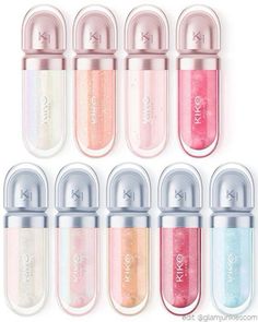 Kiko Gloss, Kiko Lipgloss, Gloss Kiko, Lip Gloss Containers, Essence Makeup, Lip Gloss Balm, Perfect Skin Care Routine, Crazy Makeup