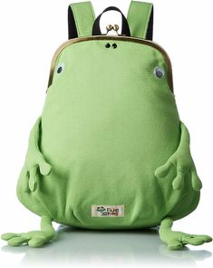 Frog Backpack, Light Backpack, Frog And Toad, Cute Frogs, Light Green