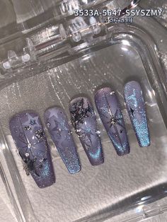 Nails With Reflective Glitter, Nail Design Ombre, Purple Nail Design, Ombre Nail Ideas, Reflective Nails, Star Purple, Hippie Nails, Ombre Nail, Ombre Nails Glitter