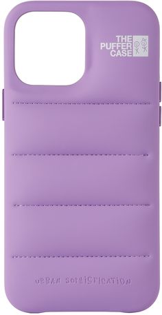 the purple case is made out of plastic