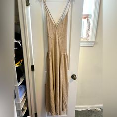 Beige Maxi Dress From Fp. Never Worn. Part Of Their Free-Est Collection Dresses, Beige Maxi Dress, Beige Maxi Dresses, Free People Dresses, Free People, Maxi Dress, Womens Dresses, Color