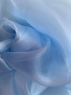 "light Blue sheer organza crystal organza in color light blue Description: 100% Polyester Crystal Organdy Width: 58/60\" inches Weight: 34 gm/sq m High quality sheer Crystal Organza Fabric perfect for Wedding Gowns, Apparel, Crafts and more organza is sold by the yard, orders more then 1 yard will be cut continuous  MORE COLORS ARE AVAILABLE ALL SALES ARE FINAL... Hi guys please make sure that before you make your purchase to remember that Per my Shop Policies and as noted in each listing: all sales are final. If you have any concerns or questions about a product- please address them *before* you make a purchase to ensure they meet your requirements. Contact us for assistance if you need any clarifications or help. thank you so much" Blue Organza Tulle Fabric For Wedding, Elegant Blue Tulle Fabric For Party, Blue Sheer Tulle Fabric For Party, Blue Fabric Texture, Organdy Fabric, Blue Sheers, Blue Tulle, Fabric Textures, Blue Texture