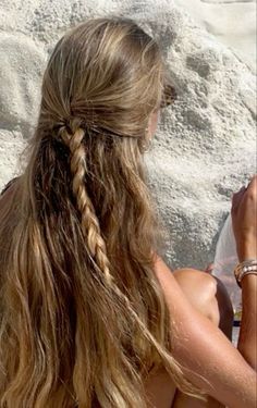 Hairstyles 2024, Hairstyles For Long Hair, Aesthetic Hair, Hair Day, Pretty Hairstyles, Summer Hairstyles, Hair Looks