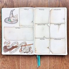 Halloween Bullet Journal, Bullet Journal Halloween, Bullet Journal Page, Bullet Journal Spreads, Bullet Planner, Bullet Journal Weekly Spread, Bullet Journal Mood