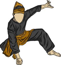 an image of a person doing karate