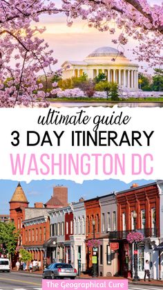 Pinterest pin for 3 days in Washington DC 3 Days In Dc Washington, Washington Dc 3 Day Itinerary, Washington Dc Packing List Summer, Washington Dc Itinerary First Time, Washington Dc Trip Planning, Washington Dc Itinerary, Washington Dc Vacation, Dc Vacation, New York City Guide