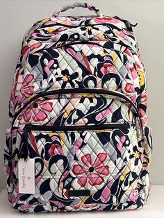 #ad Top Seller for Vera Bradley Essential Large Backpack Laptop Mod Paisley, Fashion Bags Elephant Backpack, Floral Backpack, Backpack Laptop, Patterned Backpack, Trendy Handbags, Cute Backpacks, Computer Bags, Large Backpack, Vera Bradley Backpack