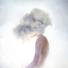 Head in the clouds Mirrors Aesthetic, Alex Stoddard, Foto Portrait, Head In The Clouds, Pastel Decor, Conceptual Photography, Foto Art, Artsy Fartsy