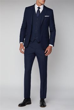 Dark Blue Suites Wedding Men, Navy Slim Fit Suit Men, Men’s 3 Piece Suits For Wedding, Mens 3 Piece Suits Blue, Men Unique Suits, 3 Piece Dark Blue Suit Men, Suits Men Dark Blue, Men’s 3 Piece Suits, Dark Navy Blue 3 Piece Suit Men