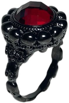 Skeleton Skull, One Half, Ring Color, Skull Ring, Ring Sizes, Buy One Get One, Get One, Skeleton, Black Red