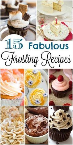 twelve fabulous frosting recipes for cakes and cupcakes