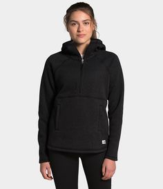 Outdoor Shirt, Pullover Jacket, North Face Women, Hooded Pullover, North Face Jacket, Cozy Sweaters, The Outdoors, Purple And Black, Crescent