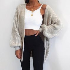 Outfit With Long Cardigan, Batwing Cardigan, Batwing Sweater, High Street Fashion, Tumblr Outfits, Trendy Fall Outfits, Cute Fall Outfits, Solid Clothes