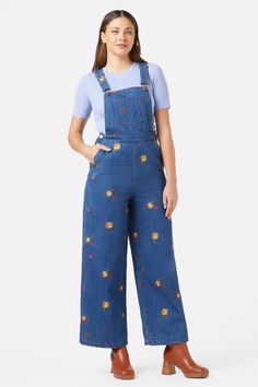 mid-denim Floral Dungarees, Masc Cottagecore, Overall Style, Tartan Dress, Baby Jacket, Teacher Style, Short Coat Jackets, Teacher Outfits, Under Dress