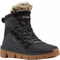 Columbia Women's Keetley™ Shorty Winter Boot | Dick's Sporting Goods Cozy Winter Boots, Warm Winter Boots, Columbia Shoes, Winter Shoes For Women, Waterproof Winter Boots, Winter Boots Women, Faux Fur Collar, Cozy Winter, Columbia Sportswear