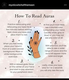 How To Read Auras, Read Auras, Cleanse Your Aura, Aura Reading, Spiritual Awakening Signs, Wiccan Magic