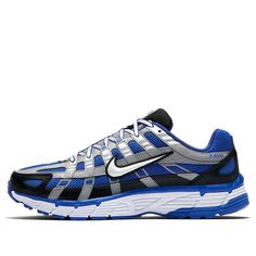 Nike P-6000 'Racer Blue Flat Silver' Racer Blue/Black/Flat Silver/White CD6404-400 P 6000, Veja Sneakers, Adidas Spezial, Dunks Nike, Blue Flats, Nike Air Max Plus, Newest Jordans, Sneakers Blue, Nike Cortez