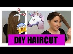 If you need a quick fix to pesky split ends, look no further than this tutorial. Using a comb and her fingers, this YouTuber shows how small cuts can make a major difference in your hairstyle. Diy Layered Haircut, Unicorn Ponytail, Diy Haircut Layers